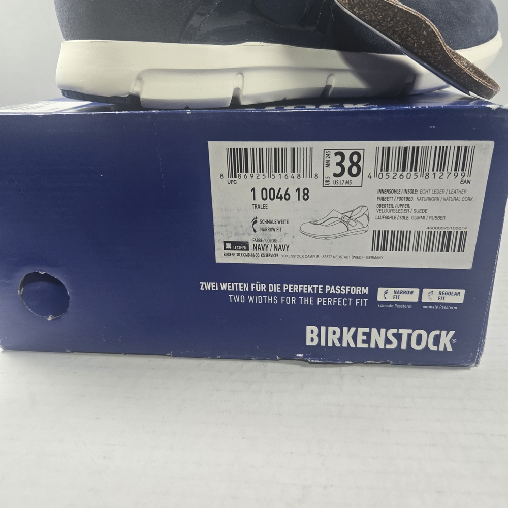 Birkenstock Women's Tralee Mary Jane Navy Suede Shoes Size EU 38 narrow US 7 - Picture 12 of 12